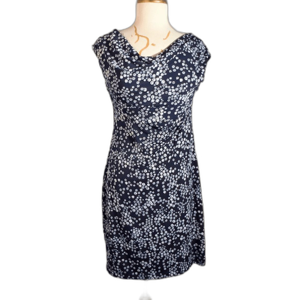 Connected Apparel Dress Petite 12 Y2k Mini Coastal Grandmother Dress